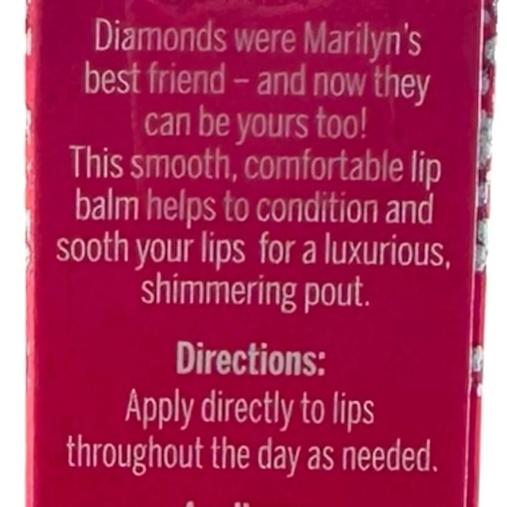 3/$25 Hard Candy x Marilyn Monroe Red Best Friend Diamond Lip Balm